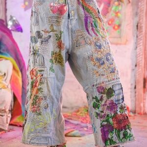 🐞NWT MAGNOLIA PEARL Peonies Dani Blues Denims🐞